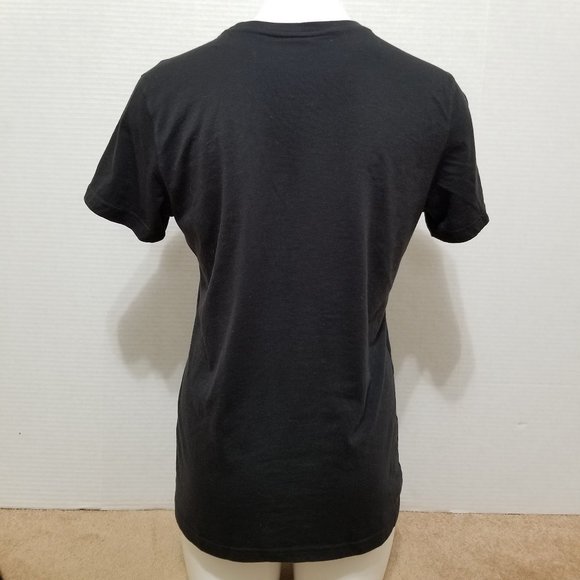 Adidas shirt Large floral linear print logo graphic The Go-To Performance Tee - Picture 3 of 10